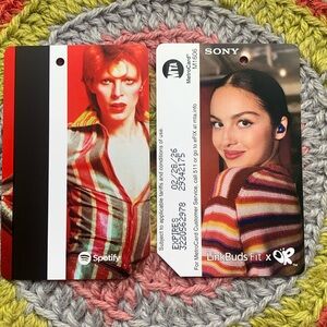 Listen Like Olivia Rodrigo & New Rare David Bowie Limited Metrocard MTA Red MIN